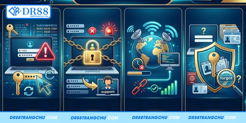 Các lỗi thường gặp khi đăng nhập DR88 và cách khắc phục hiệu quả