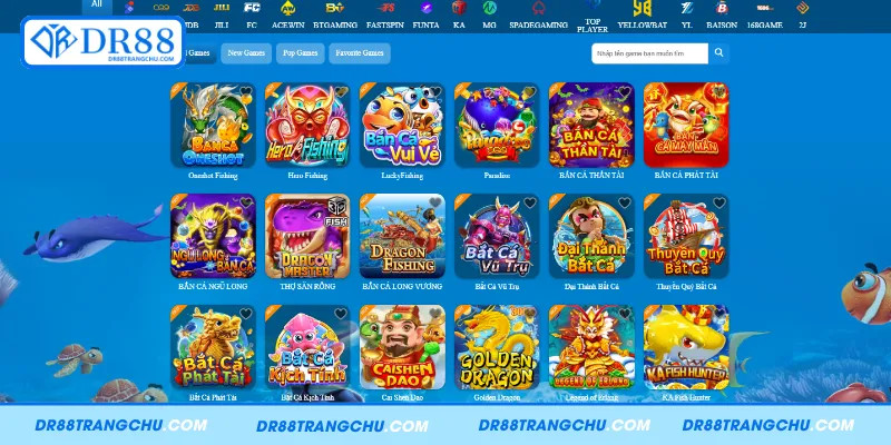 Chinh phục đại dương cùng game bắn cá DR88