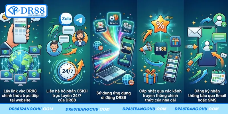 Hướng dẫn tìm link vào DR88 chính thức nhanh và an toàn
