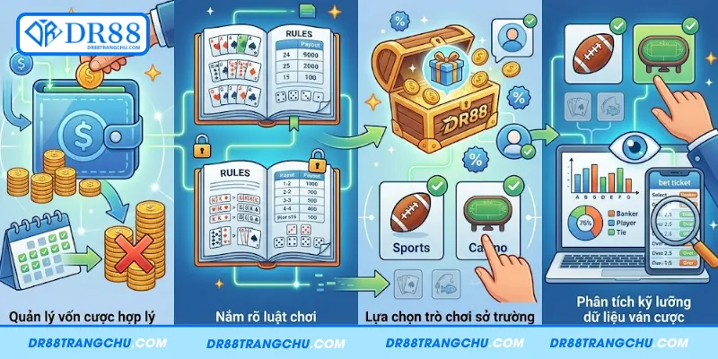 Kinh nghiệm đặt cược DR88 và cách quản lý ngân sách hợp lý